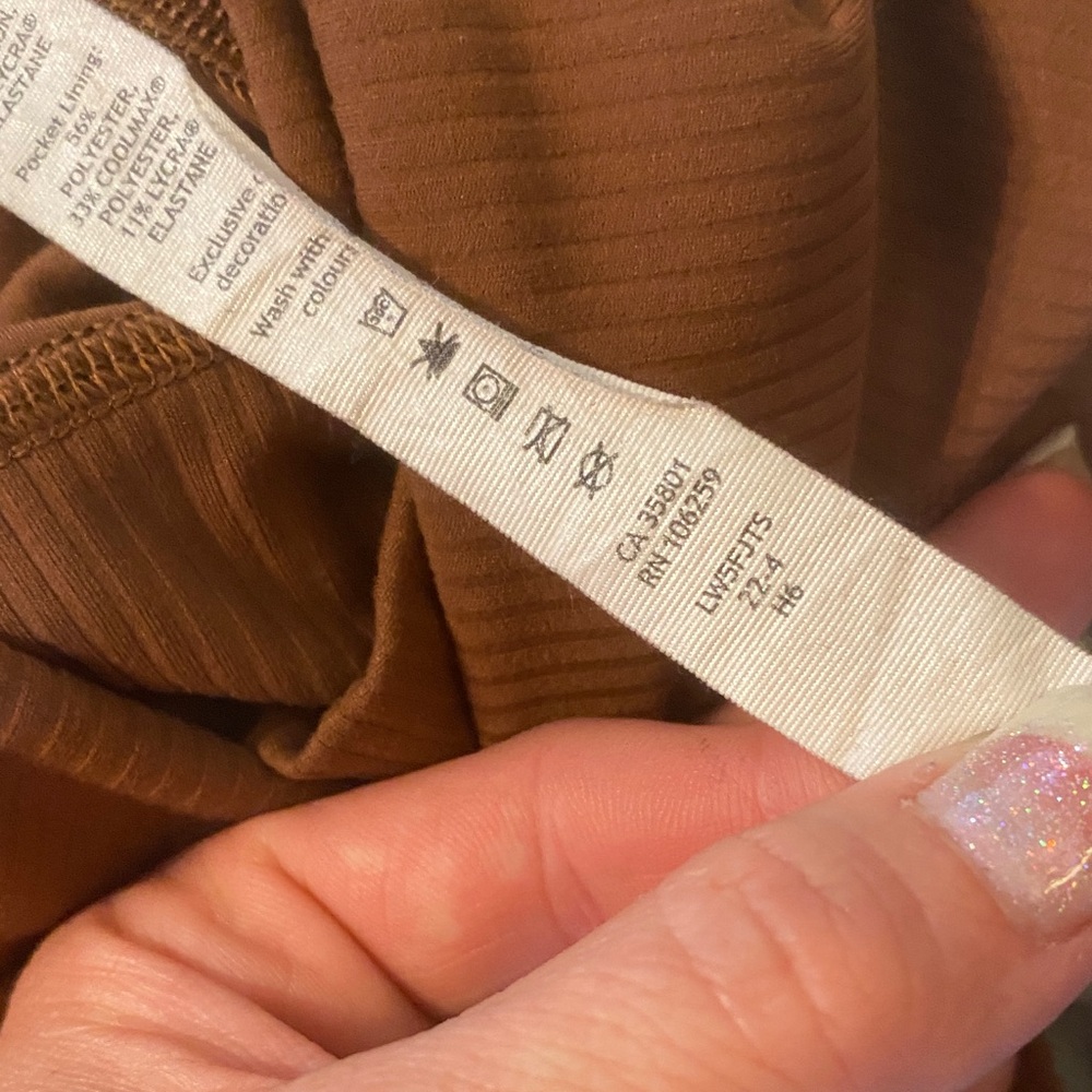 Lululemon Align Ribbed High-Rise Pant 25” Java - Picture 5 of 16